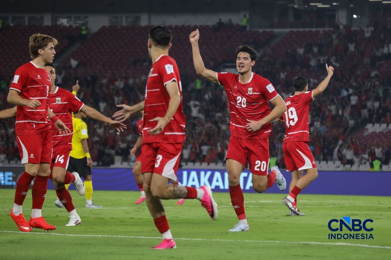 Laga Timnas Indonesia melawan Malaysia dalam FIFA ASEAN CUP 2026 di Stadion Utama Gelora Bung Karno (SUGBK), Senayan, Jakarta, Senin (28/9/2026). (CNBC Indonesia/Faisal Rahman)