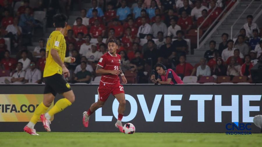 Laga Timnas Indonesia melawan Malaysia dalam FIFA ASEAN CUP 2026 di Stadion Utama Gelora Bung Karno (SUGBK), Senayan, Jakarta, Senin (28/9/2026). (CNBC Indonesia/Faisal Rahman)