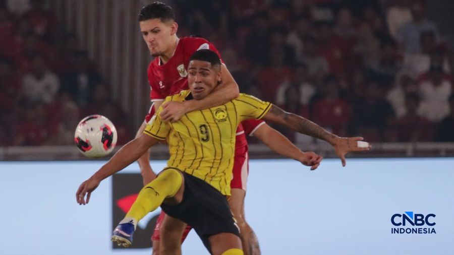 Laga Timnas Indonesia melawan Malaysia dalam FIFA ASEAN CUP 2026 di Stadion Utama Gelora Bung Karno (SUGBK), Senayan, Jakarta, Senin (28/9/2026). (CNBC Indonesia/Faisal Rahman)