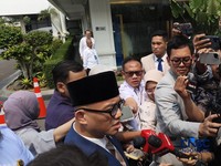 Presiden Prabowo Subianto memanggil Menteri Haji Mochamad Irfan Yusuf (Gus Irfan) dan Wakil Menteri Haji Dahnil Anzar Simanjuntak, ke Istana Negara, Senin (28/9/2026). Pertemuan itu membahas Biaya Penyelenggaraan Ibadah Haji (BPIH).  (CNBC Indonesia/