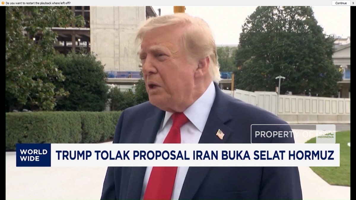 Video: Trump Tolak Proposal Iran Buka Selat Hormuz