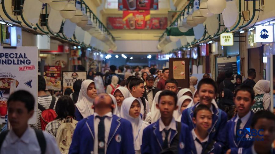 uasana kwasan Blok M yang akan direvitalisasi menjadi Transit Oriented Development (TOD), Senin (28/9/2026). (CNBC Indonesia/Faisal Rahman)