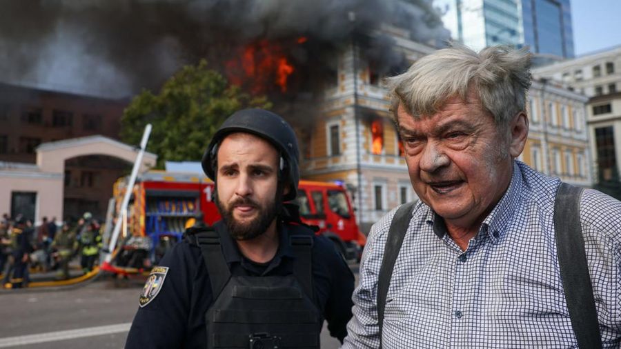 UKRAINE-CRISIS/ATTACK-KYIV