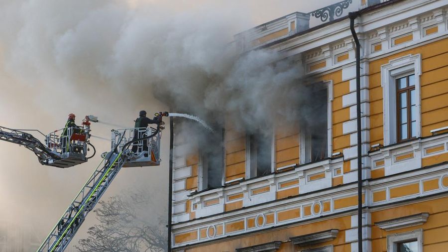 UKRAINE-CRISIS/ATTACK-KYIV