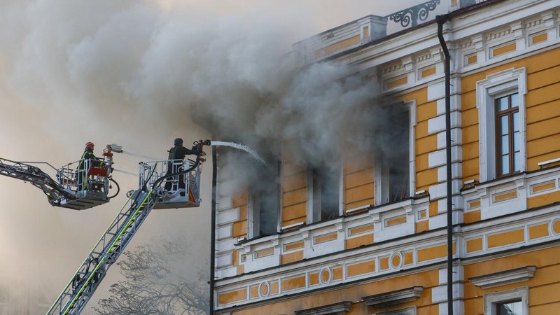 UKRAINE-CRISIS/ATTACK-KYIV