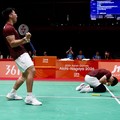Atlet ganda putra timnas Indonesia di Asian Games 2026 Leo Rolly Carnando dan Daniel Marthin. (Dok. PBSI)