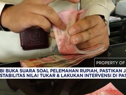 BI Buka Suara Soal Pelemahan Rupiah