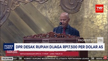 DPR Desak BI Jaga Rupiah di Rp17.500 Per Dolar AS