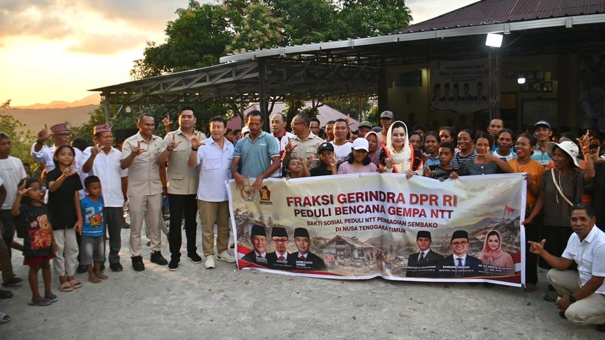 Gerindra Salurkan 10 Ribu Paket Sembako &amp; Selimut untuk Korban Gempa NTT — NadiKabar.com
