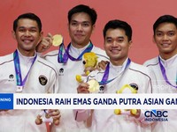 Indonesia Raih Emas Ganda Putra Asian Games 2026