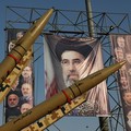 Iranian missiles are displayed next to a banner with a picture of Iran's Supreme Leader Mojtaba Khamenei, on a street in Tehran, Iran, September 27, 2026. Majid Asgaripour/WANA (West Asia News Agency) via REUTERS ATTENTION EDITORS - THIS PICTURE WAS