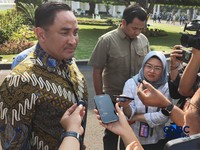 Kepala Badan Narkotika Nasional (BNN) Komisaris Jenderal Polisi Suyudi Ario Seto menyampaikan keterangan pers saat ditemui di Istana Negara, Jakarta, Selasa (29/9/2026). (CNBC Indonesia/Emir Yanwardhana)