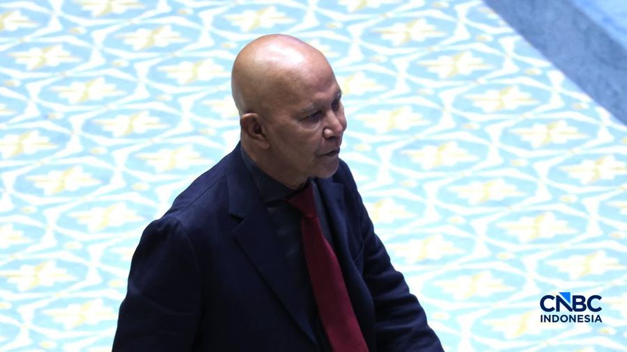 Ketua Badan Anggaran DPR (BANGGAR) Said Abdullah saat menyampaikan laporan pada Rapat Paripurna DPR RI Ke-7 Masa Persidangan I Tahun Sidang 2026-2027 di Kompleks Parlemen, Senayan, Jakarta, Selasa (29/9/2026).