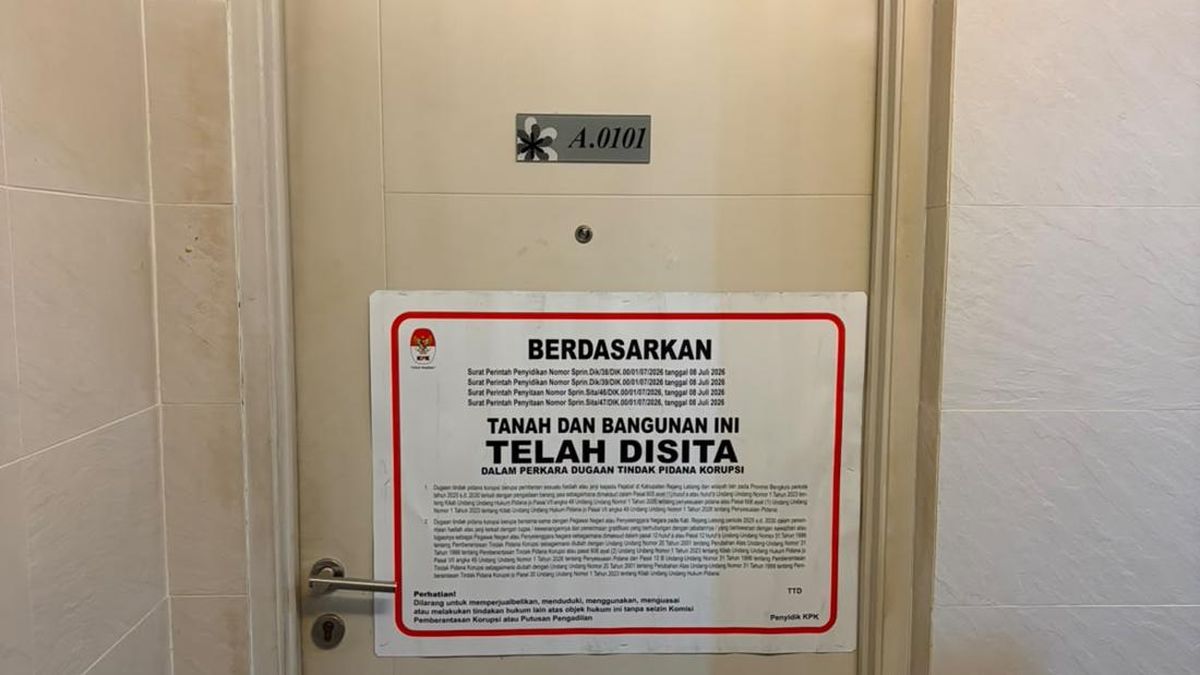 KPK Sita Apartemen Milik Anggota DPRD Bengkulu Vinna Ledy di Jaksel — NadiKabar.com