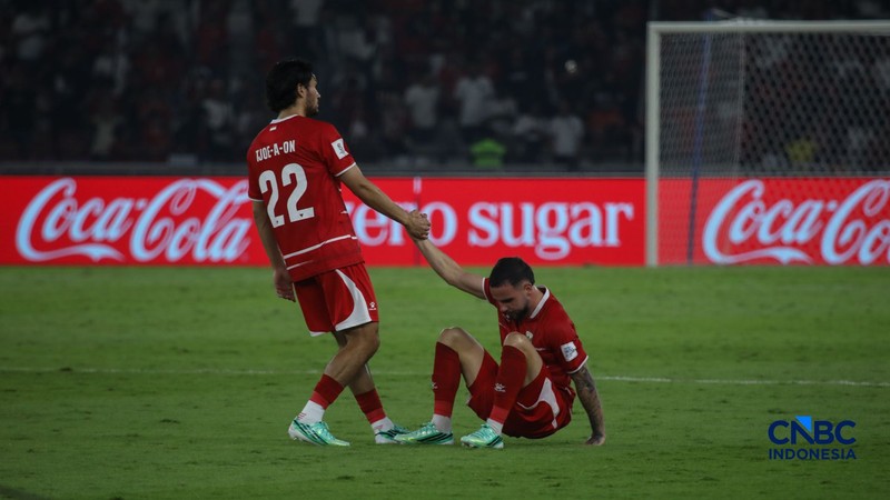Laga Timnas Indonesia melawan Malaysia dalam FIFA ASEAN CUP 2026 di Stadion Utama Gelora Bung Karno (SUGBK), Senayan, Jakarta, Senin (28/9/2026). (CNBC Indonesia/Faisal Rahman)