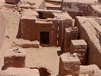 Makam dari abad keempat itu ditemukan di sebuah nekropolis di Oasis Dakhla, Mesir. (Dok. Egyptian Ministry of Tourism and Antiquities)