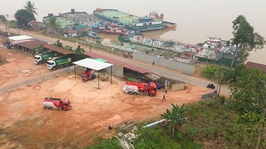 Pertamina melakukan penyesuaian pola distribusi dengan mengoptimalkan fasilitas penyangga di Tayan, Kabupaten Sanggau. (Dok. Pertamina)