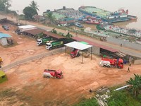 Pertamina melakukan penyesuaian pola distribusi dengan mengoptimalkan fasilitas penyangga di Tayan, Kabupaten Sanggau. (Dok. Pertamina)