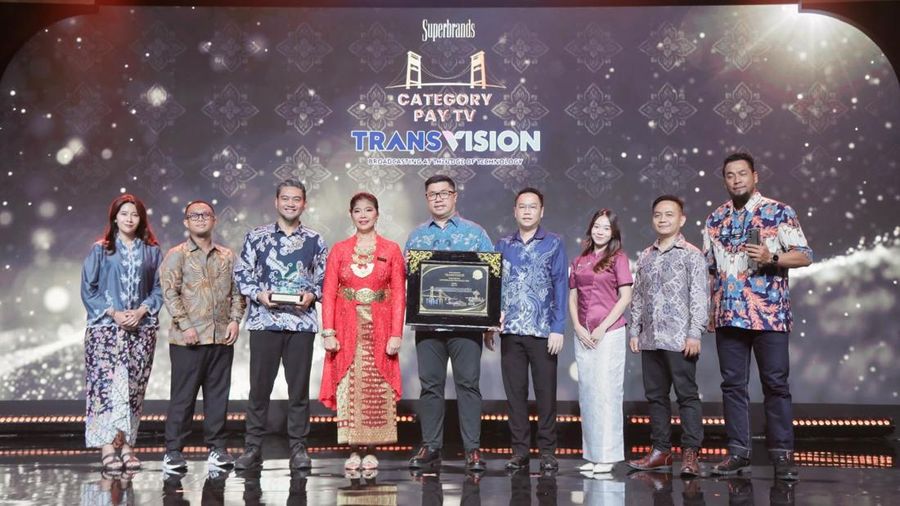 Transvision mempertahankan Super Brand 2026. (Dok. Transvision)