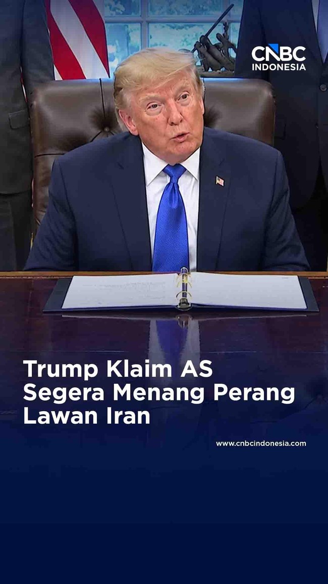 Trump Klaim AS Segera Menang Perang Lawan Iran