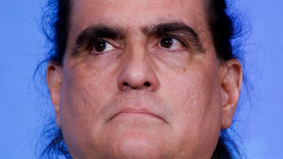FILE PHOTO: Colombian businessman Alex Saab attends a news conference with Venezuela's National Assembly President Jorge Rodriguez (not pictured), in Caracas, Venezuela December 21, 2023. REUTERS/Leonardo Fernandez Viloria/File Photo