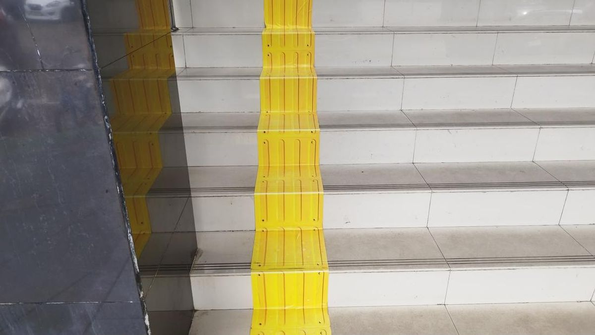 Jalur Tunanetra Gedung Terpadu Pontianak Pakai Stiker, Pemkot Bilang Simulasi — NadiKabar.com
