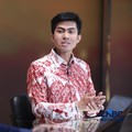 CEO PT Sucor Sekuritas, Bernadus Wijaya saat menyampaikan pemaparan dalam Road To CNBC Indonesia Awards 2026 Best Securities & Fund Manager di Jakarta, Rabu (30/9/2026). (CNBC Indonesia/Faisal Rahman)