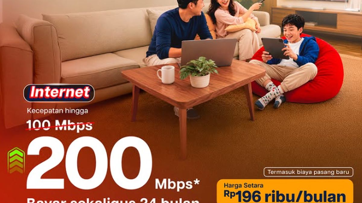 Bayar Sekaligus 24 Bulan, IndiHome Hadirkan Paket Internet 200 Mbps