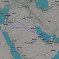 A screengrab taken from Flightradar24 shows a flydubai flight to Israel which was diverted to Saudi Arabia September 30, 2026. Flightradar24.com/Handout via REUTERS    THIS IMAGE HAS BEEN SUPPLIED BY A THIRD PARTY. NO RESALES. NO ARCHIVES