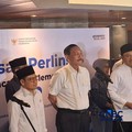 Konferensi pers program daftar ulang penerima bantuan sosial (bansos) 2027 (Chandra Dwi Pranata/CNBC Indonesia)