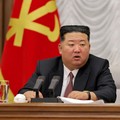 FILE PHOTO: North Korean leader Kim Jong Un speaks during an enlarged meeting of the ruling Workers' Party's Central Military Commission in North Korea, July 9, 2026, in this picture released by North Korea's official Korean Central News Agency.   KC