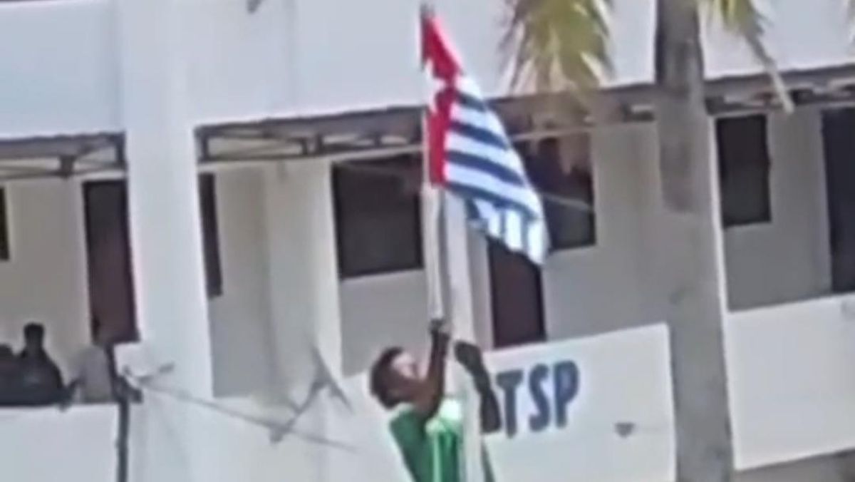 Bintang Kejora Dikibarkan Saat Demo Mahasiswa di Jayapura, 1 Orang Ditangkap — NadiKabar.com