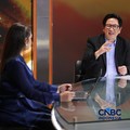 Presiden Direktur PT Panin Asset Management, Ridwan Soetedja saat menyampaikan pemaparan dalam Road To CNBC Indonesia Awards 2026 Best Securities & Fund Manager di Jakarta, Rabu (30/9/2026). (CNBC Indonesia/Tri Susilo)