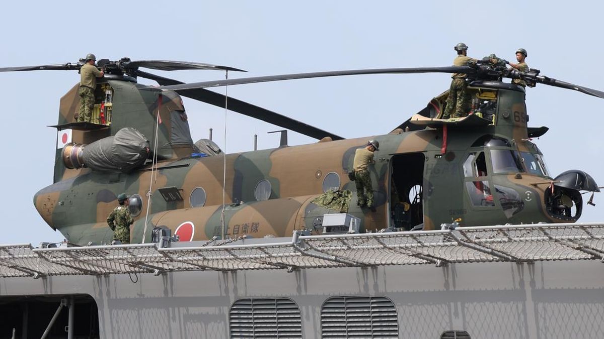 Ilustrasi berita Nasional: Chinook Jepang Selesaikan Misi Karhutla Kalbar, Lebih dari 40 Operasi Dilakukan