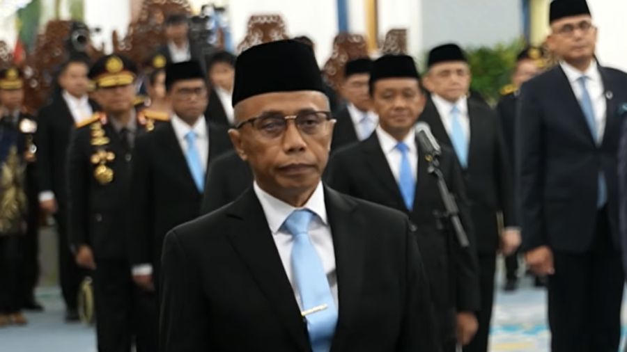 Drajad Wibowo dilantik oleh Presiden Prabowo Subianto sebagai Wakil Menteri Koordinator BIdang Perekonomian di Istana Negara, Jakarta, Kamis (1/10/2026). (Tangkapan Layar Youtube/Sekretariat Presiden)