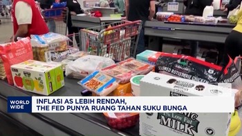 Inflasi AS Lebih Rendah, The Fed Punya Ruang Tahan Bunga