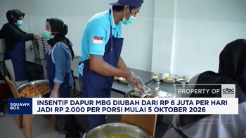Insentif Dapur MBG Diubah Jadi Rp2.000 per Porsi