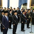 Pelantikan Menteri dan Wakil Menteri Kabinet Merah Putih sisa masa jabatan periode tahun 2024-2029 serta anggota Ombusdsman RI di Istana Negara, Jakarta, Kamis (1/10/2026). (Tangkapan Layar Youtube/Sekretariat Presiden)