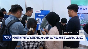 Pemerintah & DPR Targetkan 3,49 Juta Lapangan Kerja Baru di 2027