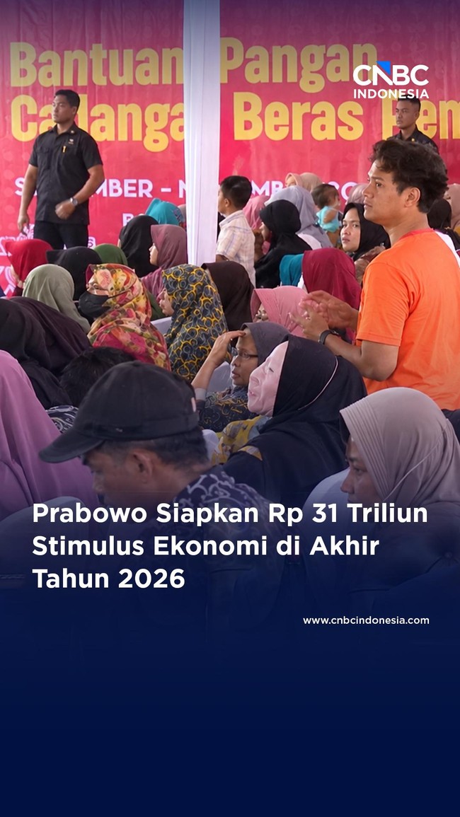 Prabowo Siapkan Rp 31 Triliun Stimulus Ekonomi di Akhir Tahun 2026