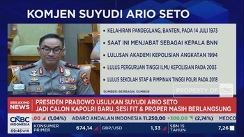 PrabowoTunjuk Suyudi Ario Seto Jadi Kapolri PenggantiListyo Sigit