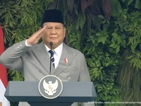 Presiden Prabowo Subianto Pimpin Upacara Peringatan Hari Kesaktian Pancasila, Jakarta, Kamis (1/10/2026). (Tangkapan Layar Youtube/Sekretariat Presiden)