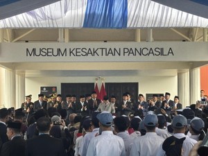 Usai Upacara, Prabowo Resmikan Renovasi Museum Kesaktian Pancasila