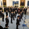Prosesi Pelantikan Menteri dan Wakil Menteri Kabinet Merah Putih sisa masa jabatan periode tahun 2024-2029 serta anggota Ombusdsman RI di Istana Negara, Jakarta, Kamis (1/10/2026). (CNBC Indonesia/Muhammad Sabki)