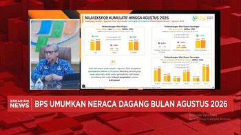 RI Cetak Surplus Neraca Dagang USD 3,55 Miliar di Agustus 2026