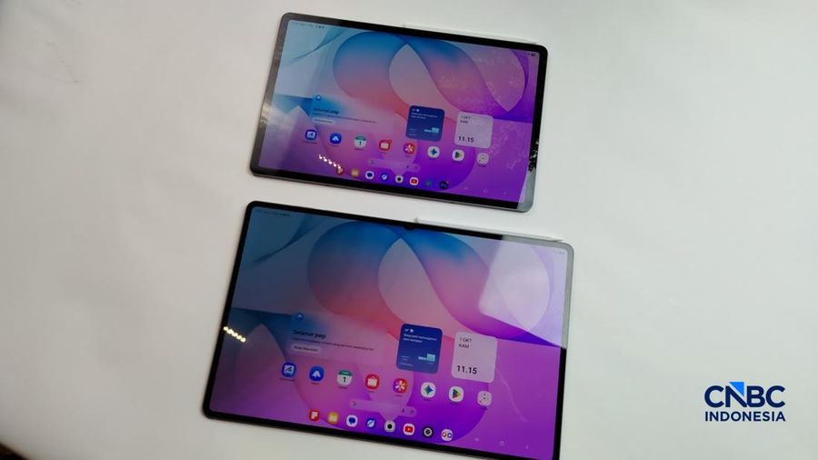 Samsung resmi meluncurkan dua produk baru dalam lini tabletnya. Seri Tab S12 hadir melalui Tab S12 Ultra dan Tab S12+. (CNBC Indonesia/Novina Putri Bestari)