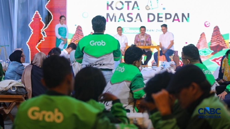 Suasana acara Kota Masa Depan #BeraniDigital di Kantor Wali Kota Cirebon, Jawa Barat, Kamis (1/10/2026). (CNBC Indonesia/Faisal Rahman)