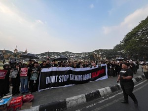 4 Tahun Tragedi Kanjuruhan, Mahasiswa dan Aremania Gelar Aksi Diam