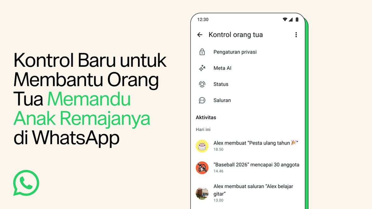 WhatsApp Rilis Parental Control, Orang Tua Bisa Awasi Akun Anak — NadiKabar.com