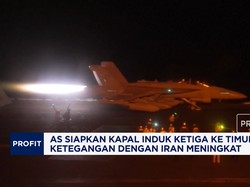 AS Siapkan Kapal Induk, Ketegangan Dengan Iran Meningkat